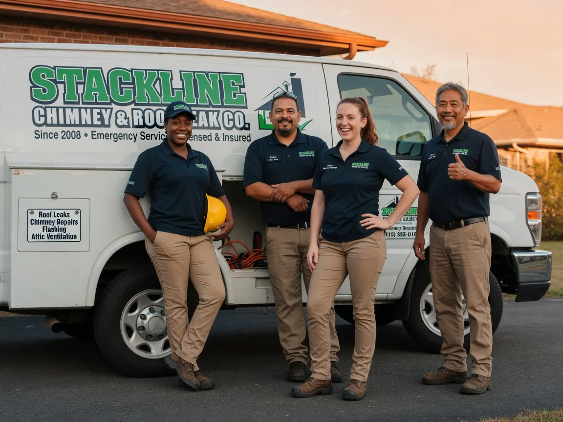 Chimney flashing repair company in New Franken, WI